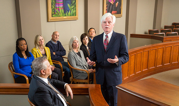 Michael Garner in courtroom